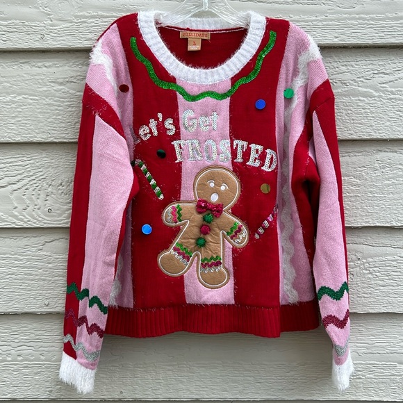 Jollidays Let’s get frosted Christmas Sweater in Large - Picture 1 of 12